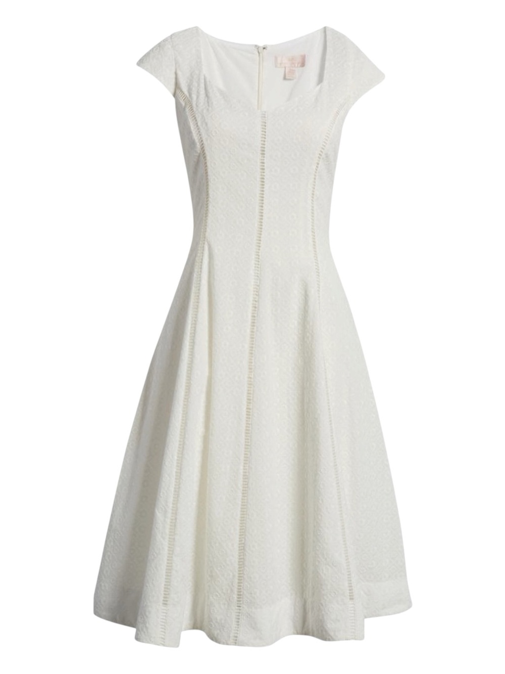 NWT Rachel Parcell Embroidered Cotton Fit & Flare Dress